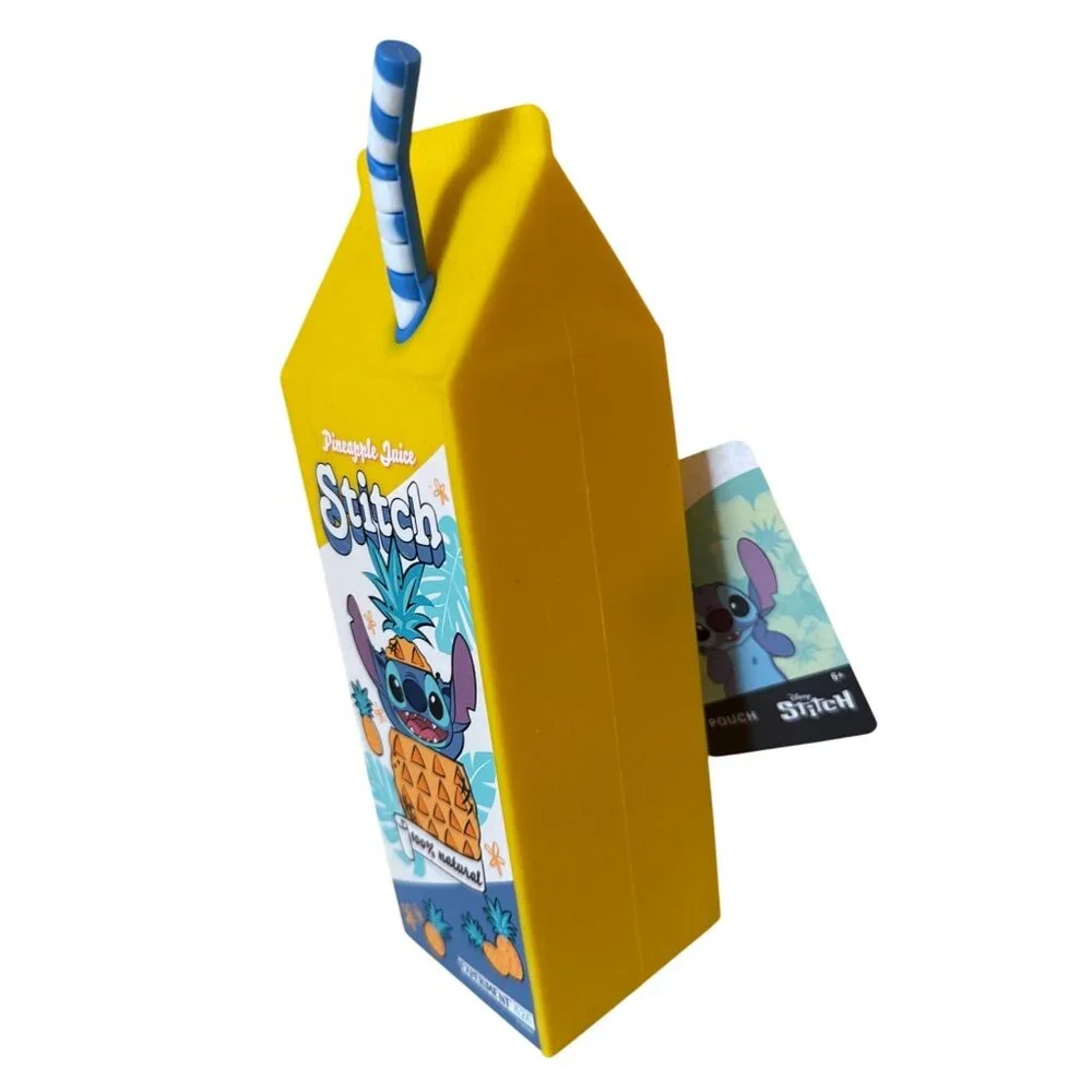 Disney‎ Stitch Printed Silicone Carton Pencil Pouch, School Supplies